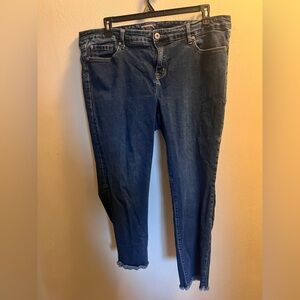 Torrid Dark Blue Straight Leg Jeans